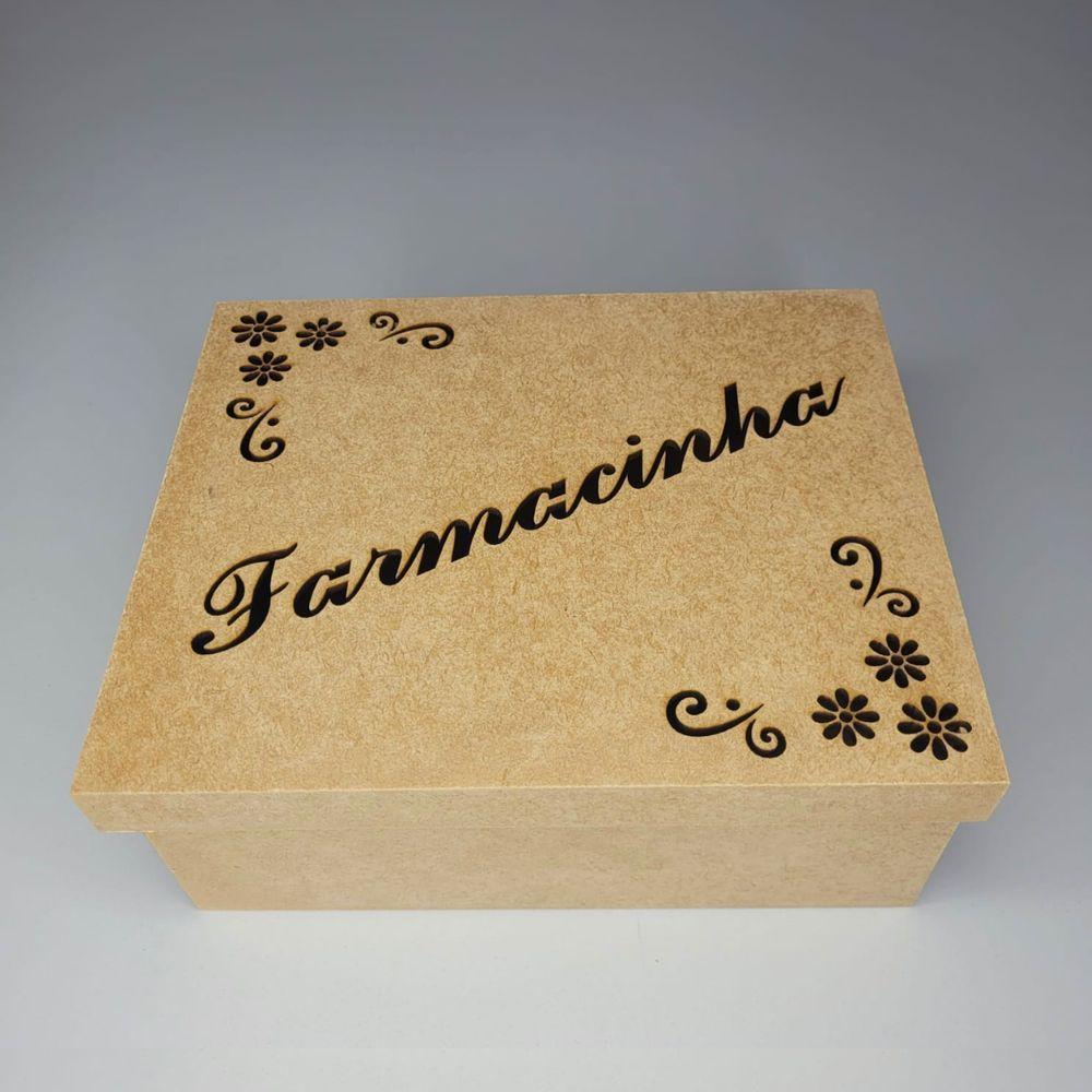 Caixa Farmacinha 100% Mdf (20x16x08) Mdf Cru - 3