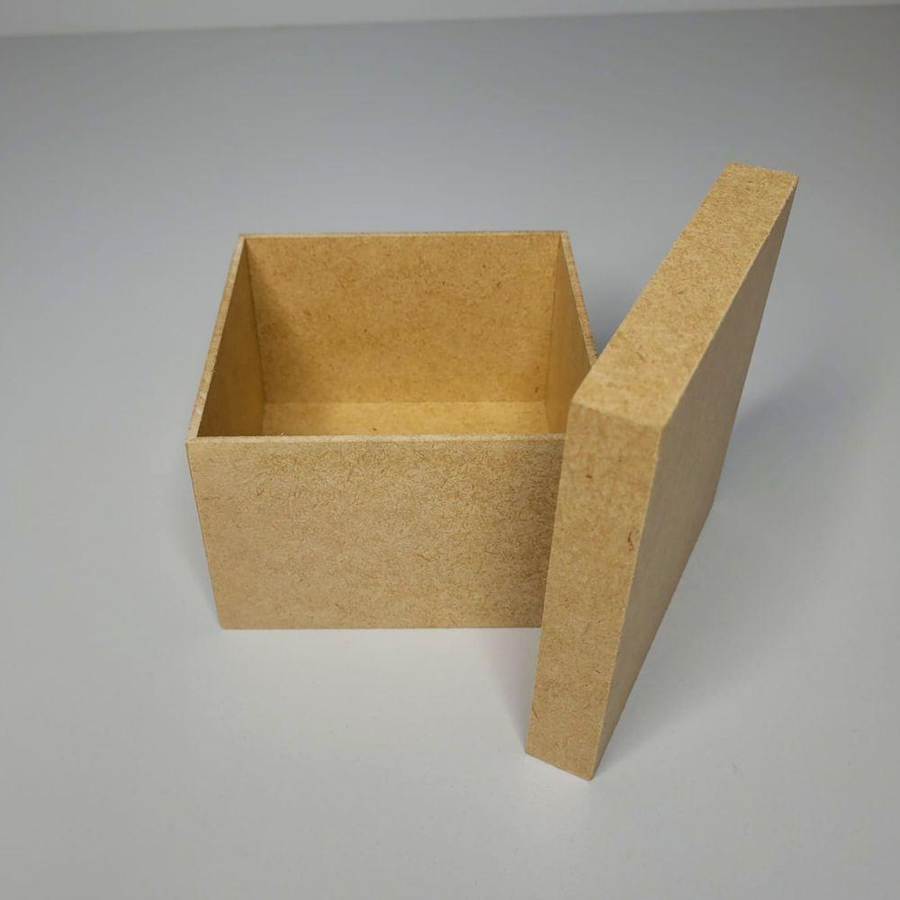 Caixa Tampa De Sapato P/1 Caneca Deitada (12x12x09) Mdf Cru - 3