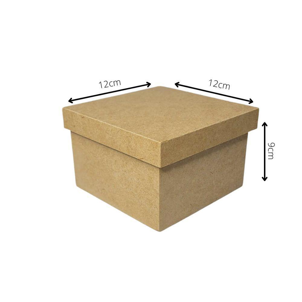 Caixa Tampa De Sapato P/1 Caneca Deitada (12x12x09) Mdf Cru - 4