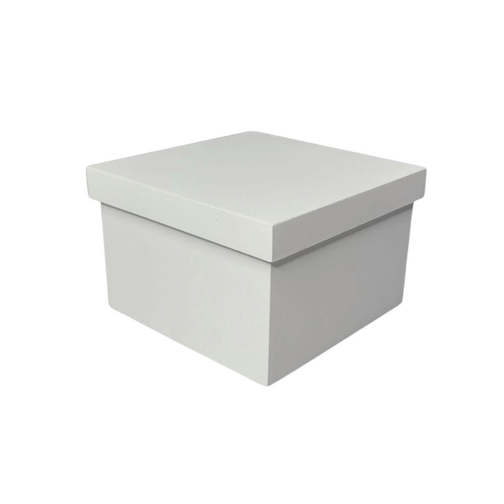 Caixa Tampa De Sapato P/1 Caneca Deitada (12x12x09) Branco - 1