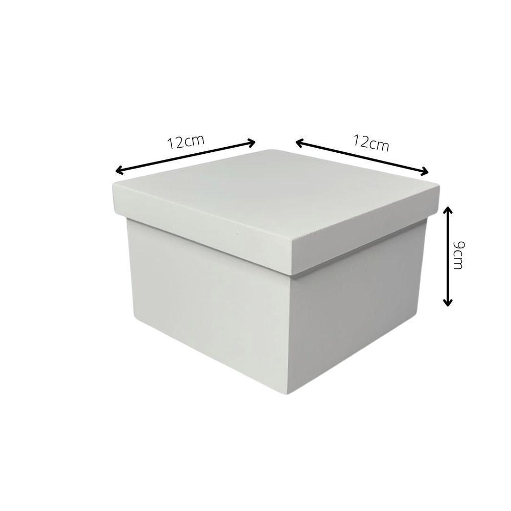 Caixa Tampa De Sapato P/1 Caneca Deitada (12x12x09) Branco - 4