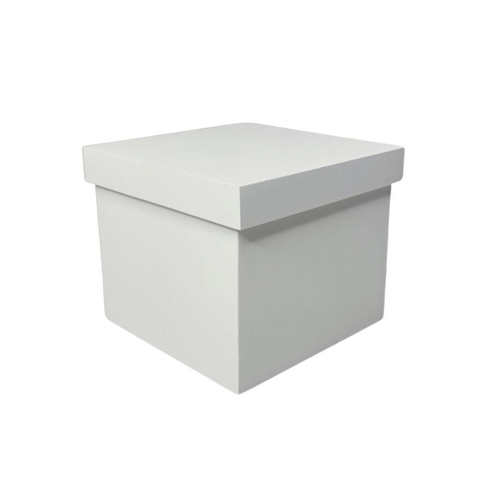 Caixa Tampa De Sapato P/1 Caneca Em Pé (12x12x11) Branco - 1
