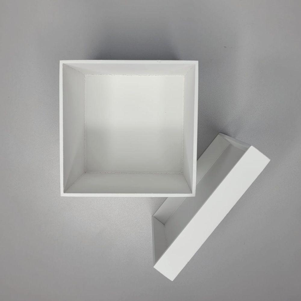 Caixa Tampa De Sapato P/1 Caneca Em Pé (12x12x11) Branco - 2