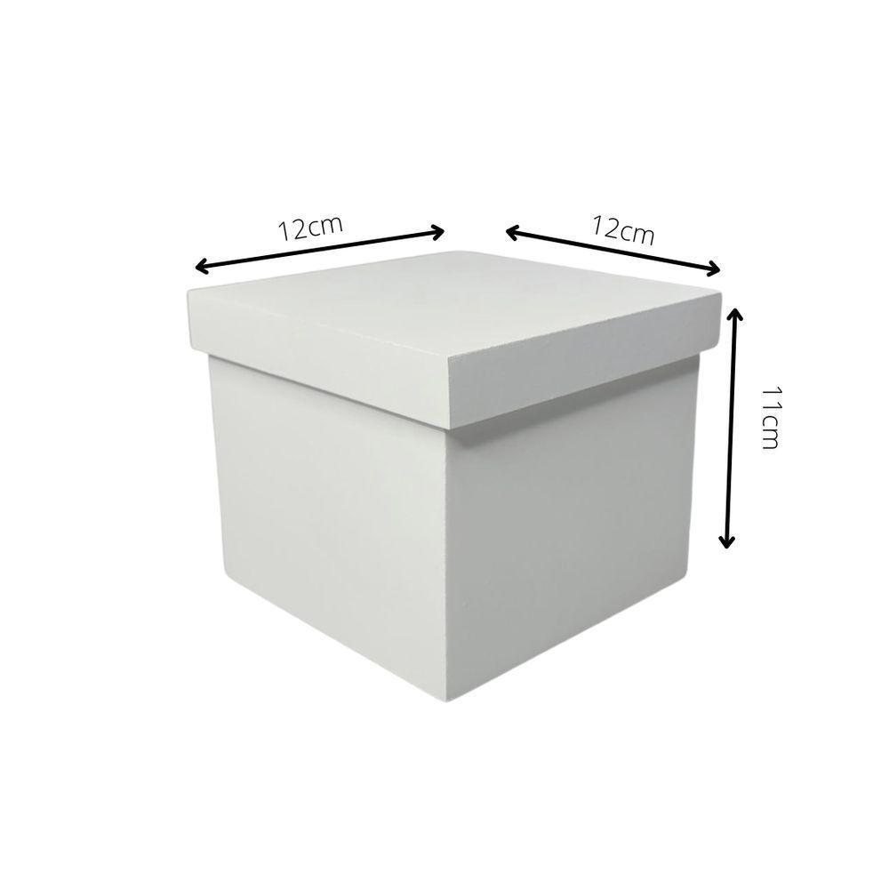 Caixa Tampa De Sapato P/1 Caneca Em Pé (12x12x11) Branco - 4
