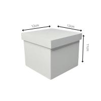 Caixa Tampa De Sapato P/1 Caneca Em Pé (12x12x11) Branco - 4