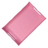 Bandeja Volteada Para Café Da Manhã 100% Mdf (31x22x05) Rosa - 2