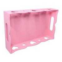 Bandeja De Coração Para Café Da Manhã 100% Mdf (24x15x05) Rosa - 4