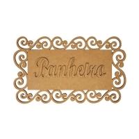 Moldura Para Banheiro 100% Mdf Cru (25x15) Modelo 1 - 1