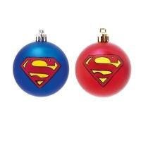Jogo De Bolas De Natal Super Homem, 4 Bolas De 8 Cm - 1