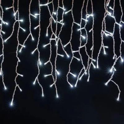 Cascata Pisca-pisca 200lamp Led Branco 8f 220v