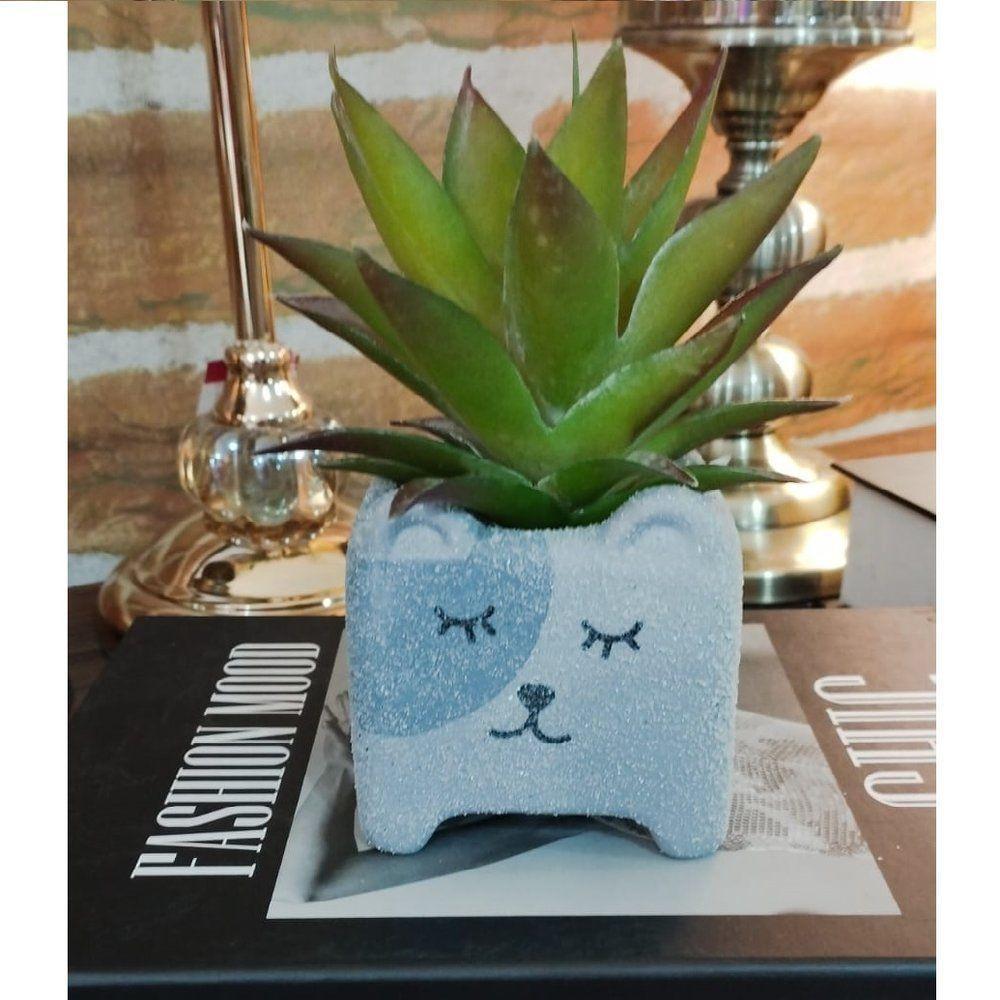 Vaso Cachepot Bichinho P/ Planta Suculenta Ou Porta Lápis - 1