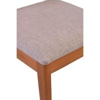 Cadeira Alice Em Madeira Maciça Palha Sextavada Natural Amêndoa - 7