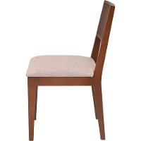 Cadeira Alice Em Madeira Maciça Palha Sextavada  Castanho - 8