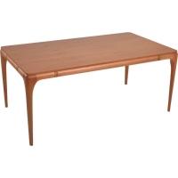 Mesa Jantar Campeche Em Madeira Maciça Amêndoa 1,80x1,00 - 1