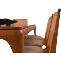 Mesa Jantar Campeche Em Madeira Maciça Amêndoa 1,80x1,00 - 3