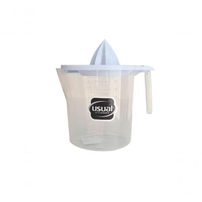 Jarra Plástica Com Espremedor Branco