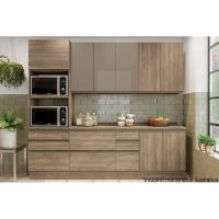 Balcão de Cozinha Maxxi G744 2 Portas c/Tampo 80cm Nogal/Nogal - Kappesberg - 2