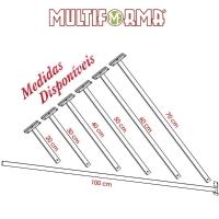 08 Suportes Refletor Base Inclinada Braço 100 Cm 08 Cj - Preto - 5