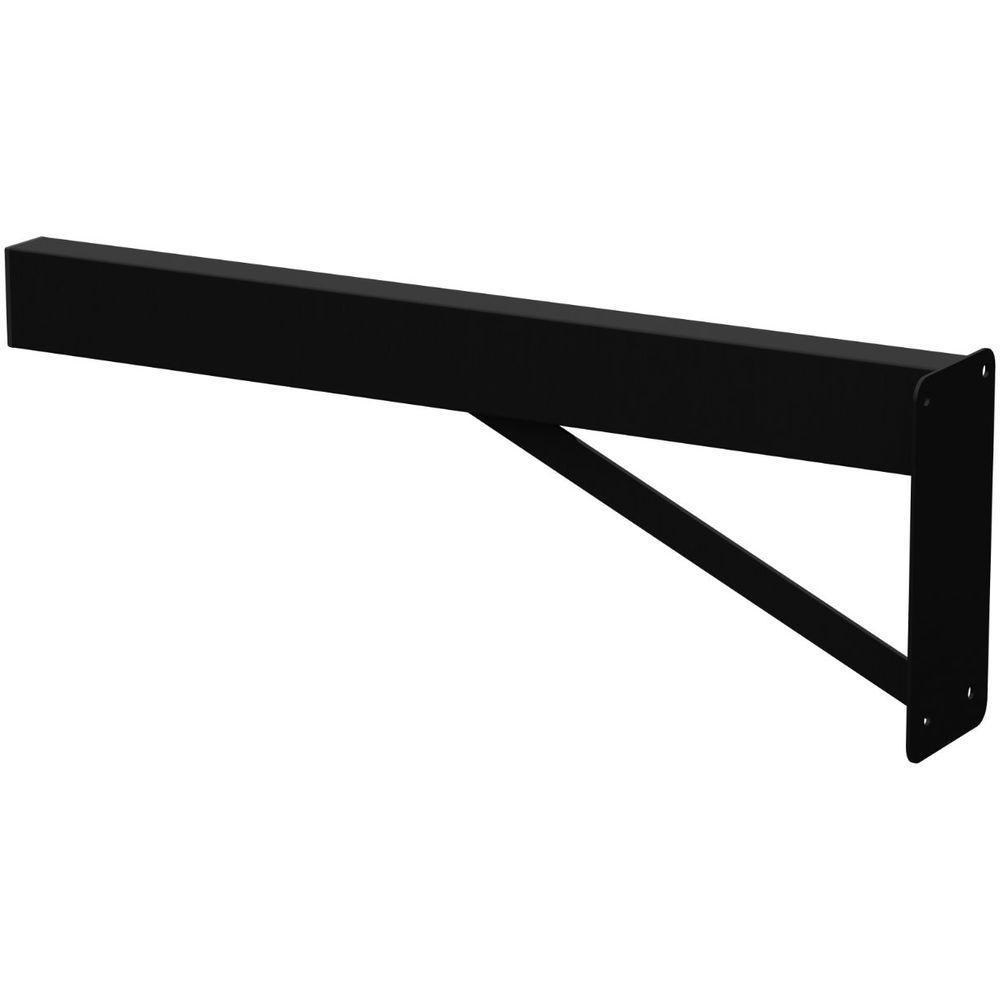 2 Suportes Pia Parafusar Bancada Aparador 50 Cm - Preto - 3