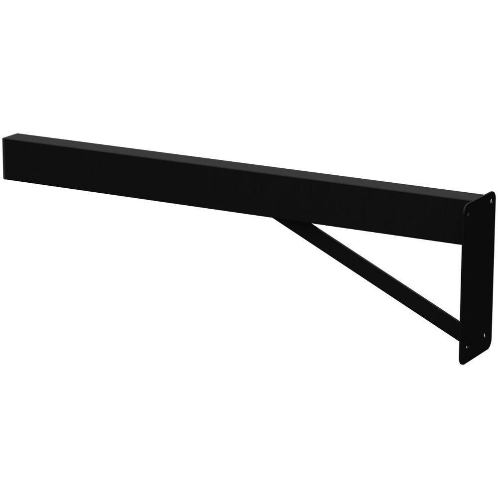 2 Suportes Pia Parafusar Bancada Aparador 60 Cm - Preto - 3