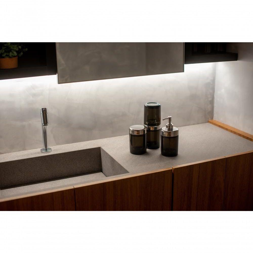 Kit Para Pia Banheiro Acessórios Lavabo Acquaset Onix 3 Peça - 2