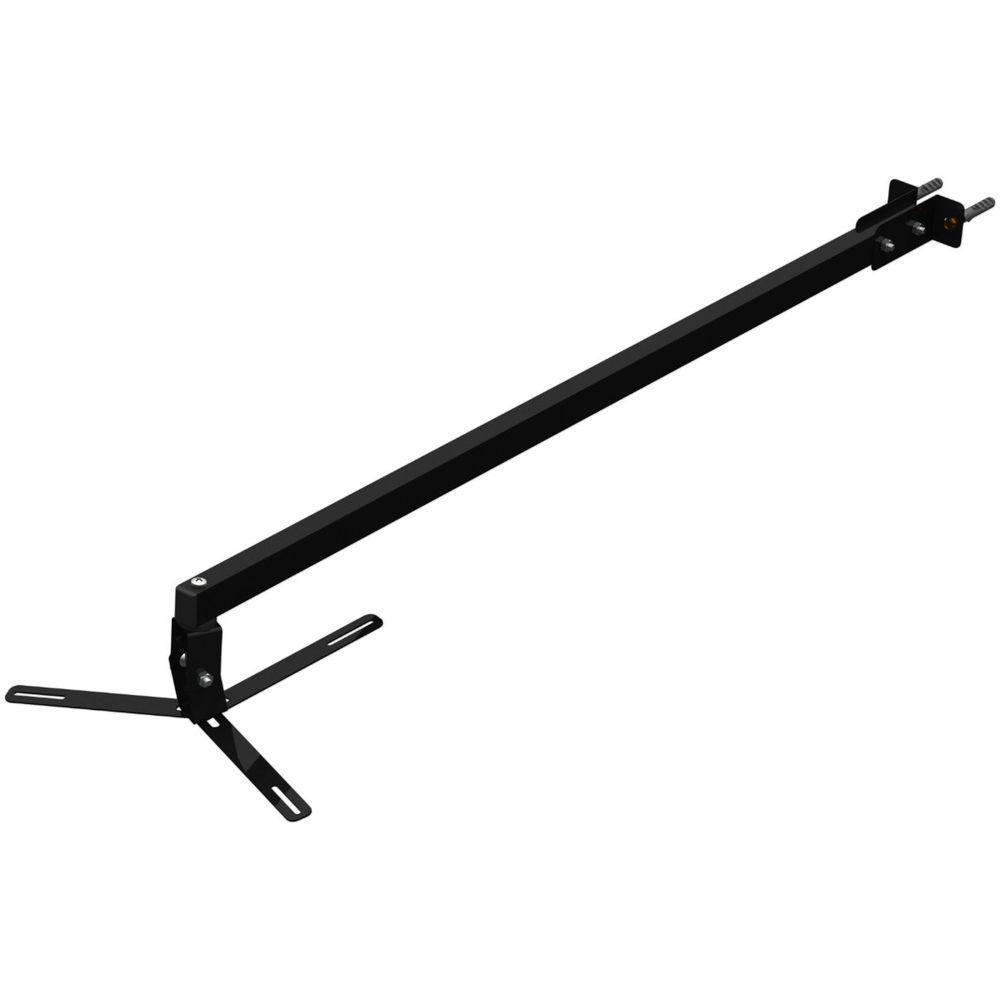 Suporte Projetor Datashow Mini Led Parede Braço 100 Cm - Preto - 1