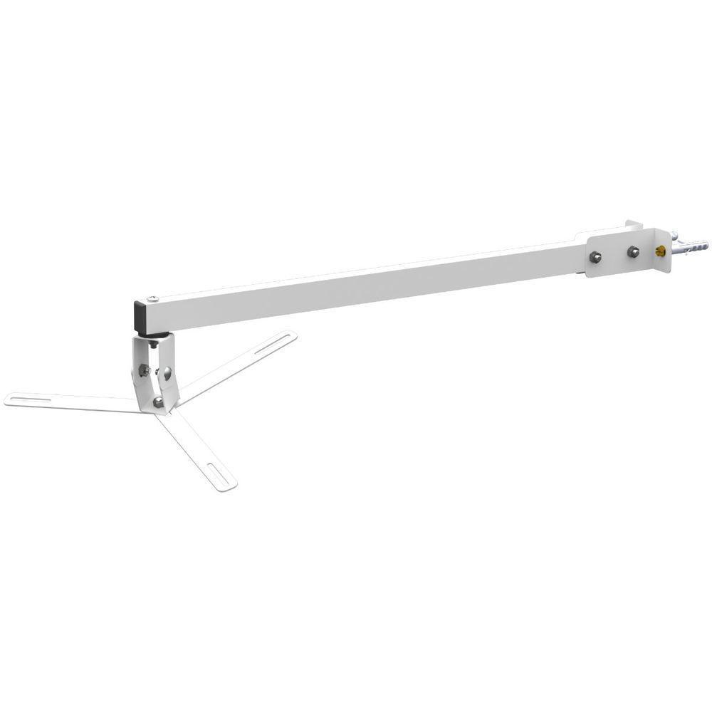 Suporte Projetor Datashow Mini Led Parede Braço 60 Cm - Branco - 1