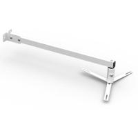 Suporte Projetor Datashow Mini Led Parede Braço 60 Cm - Branco