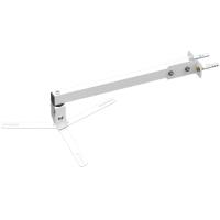 Suporte Projetor Datashow Mini Led Parede Braço 40 Cm - Branco - 1