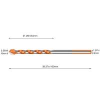 Kit 10 Broca De Torção Triangular Multifuncional 6mm Pronta Entrega - 6