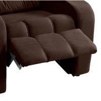 Poltrona Do Papai Reclinável Maldivas Suede Marrom Chocolate Plus Speciale Home Marrom Chocolate - 3