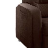 Poltrona Do Papai Reclinável Maldivas Suede Marrom Chocolate Plus Speciale Home Marrom Chocolate - 5