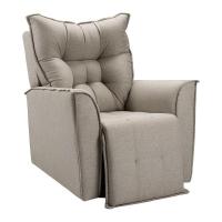 Poltrona Do Papai Reclinável King - Linho Carvalho - 1