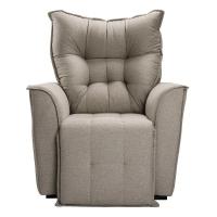 Poltrona Do Papai Reclinável King - Linho Carvalho