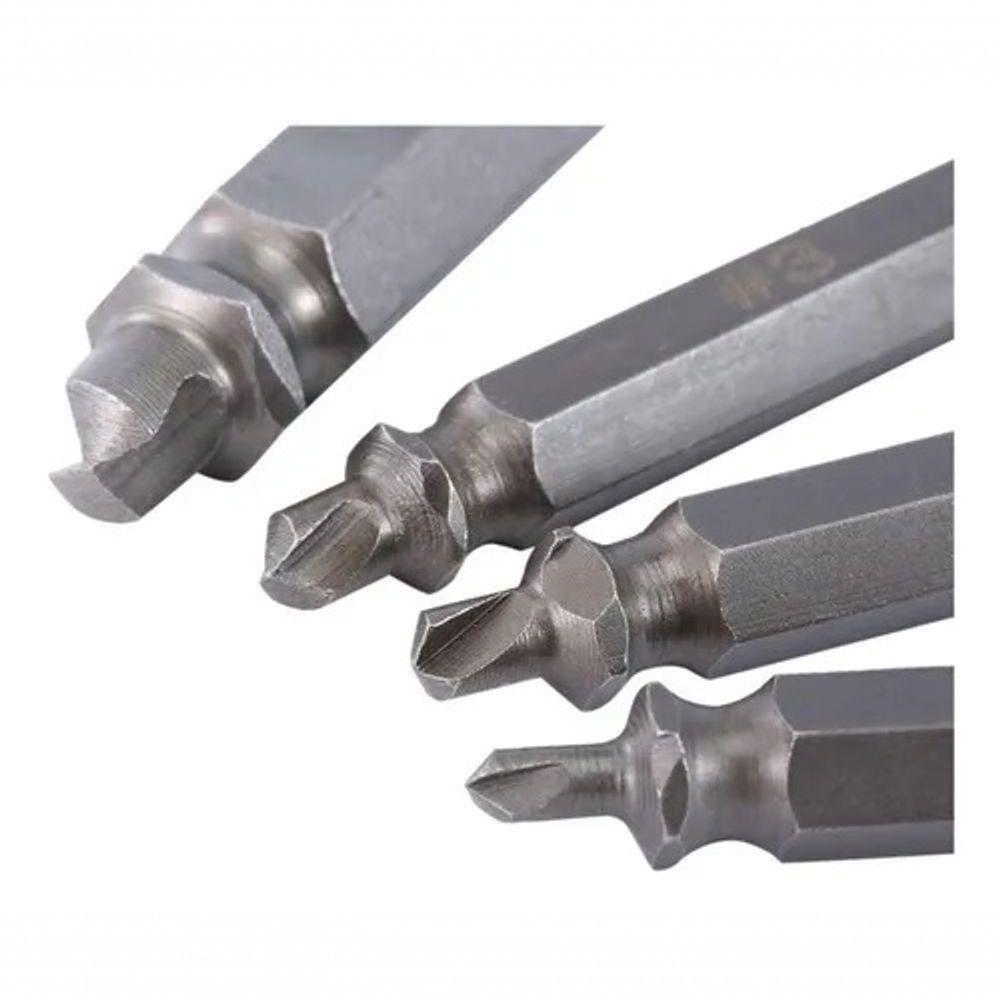 Extrator De Parafuso Quebrado #1#2#3#4 Aço Hss 4341 Titânio - 2