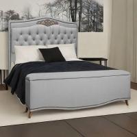 Conjunto Cabeceira E Calçadeira Holanda 1,60 Cm Linho Speciale Home Grafite