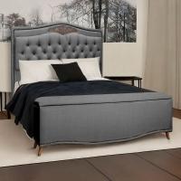 Conjunto Cabeceira E Calçadeira Holanda 140cm Linho Speciale Home Trovão - 3