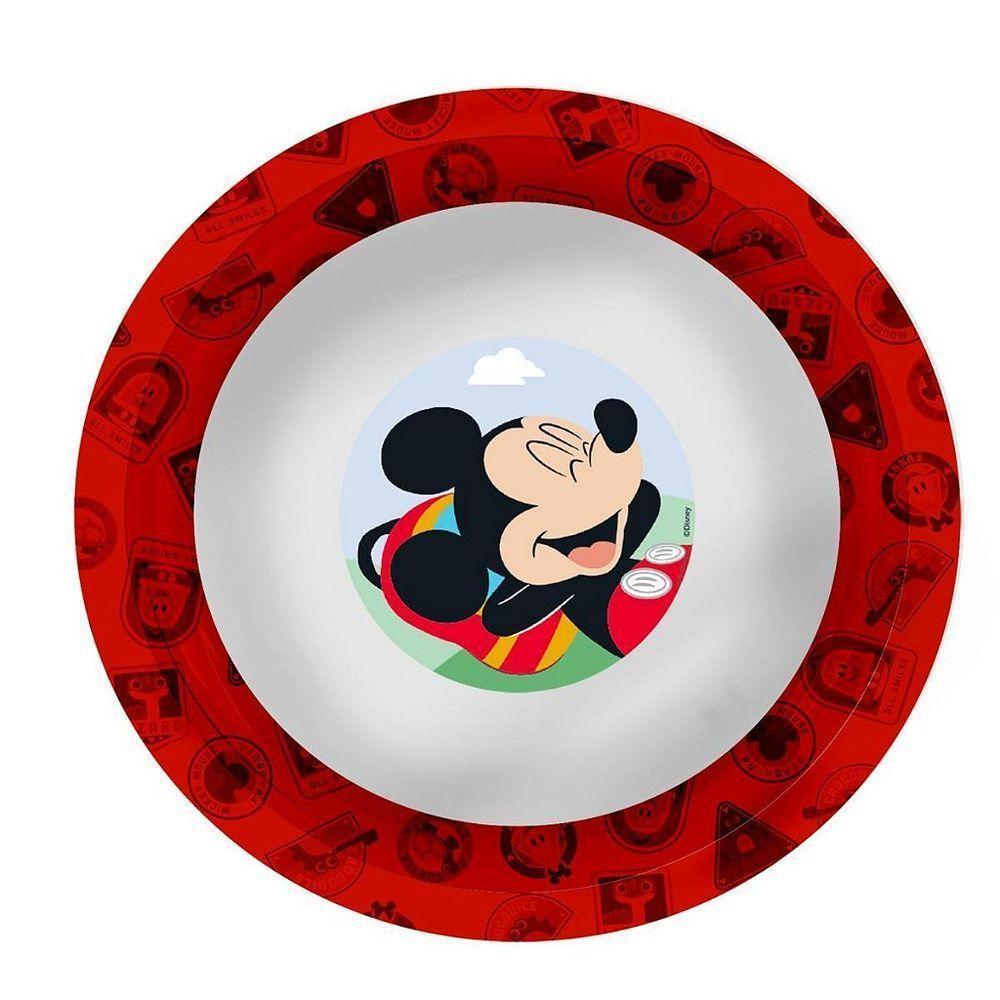 Kit Refeição Infantil Mickey Mouse 3 Peças Prato, Tigela E Copo Melamina - Tuut - 3