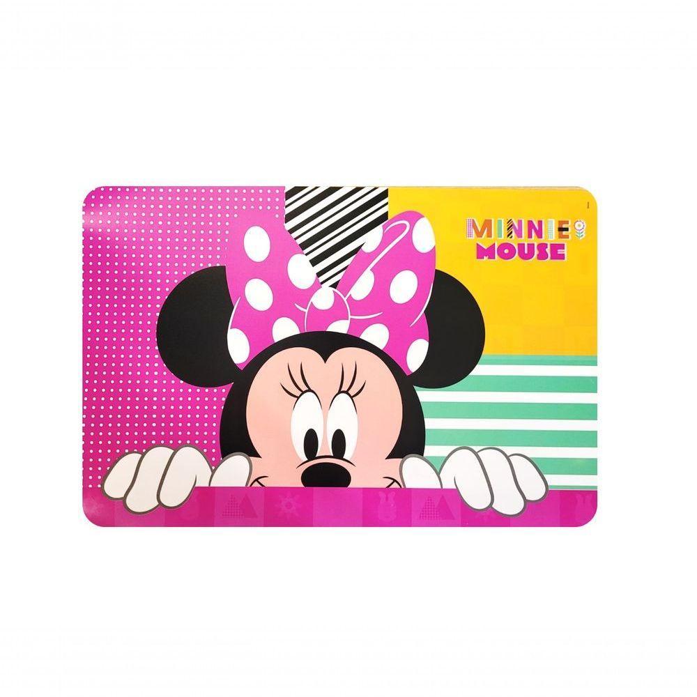Kit Refeição Infantil Minnie 4 Peças Melamina Prato, Tigela, Copo E Lugar Americano - Tuut - 4