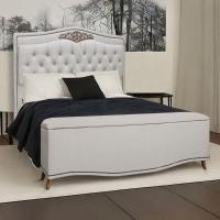 Conjunto Cabeceira E Calçadeira Holanda 1,95 Cm Linho Speciale Home Carvalho - 5