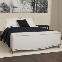 Conjunto Cabeceira E Calçadeira Holanda 1,95 Cm Linho Speciale Home Branco - 2