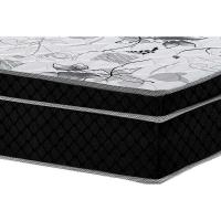 Cama Box Baú Solteiro: Colchão Anatômico Polar D28 / EP Orthoface Firme + Base CRC Suede Black(88x188) - 3