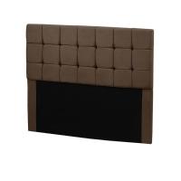 Cabeceira Julia Estofada King Size 195cm Em Suede Marrom Castor Speciale Home Marrom Castor - 1