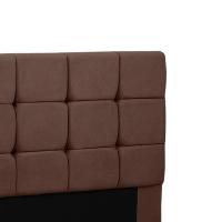 Cabeceira Julia Estofada King Size 195cm Em Suede Café Speciale Home Café - 5