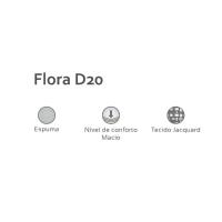 Colchão Casal Espuma D20  Flora Liso (138x188x12) - Herval - 5
