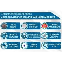 Colchão Casal Espuma D33 Sleep Max Euro Pillow (138x188x25) - 3