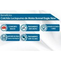 Colchão Viúva Molas Bonnel  Eagle New Euro Pillow (128x188x22) - Luckspuma
