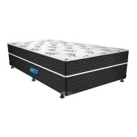 Cama Box Conjugado Solteiro: Colchão Molas Prolastic ProDormir Springs Pillow Black  (88x188x41) Probel - 1