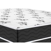 Cama Box Conjugado Solteiro: Colchão Molas Prolastic ProDormir Springs Pillow Black  (88x188x41) Probel - 2