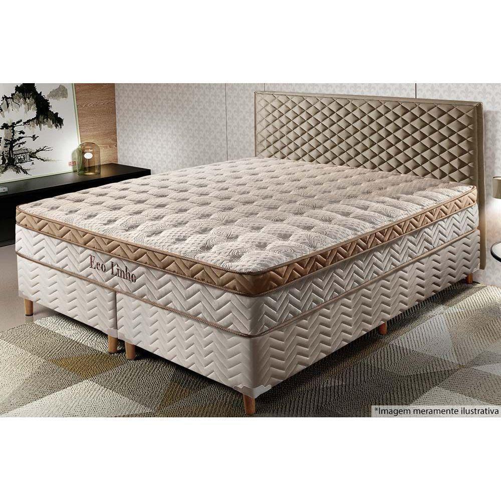 Colchão King Molas Ensacadas  MasterPocket Eco Linho Euro Pillow (193x203x32) - Paropas - 2